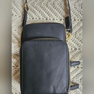 Carry Luxy 3 pocket black purse